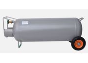 Flame King 100lb horizontal & vertical propane cylinder w/pol w/wheels