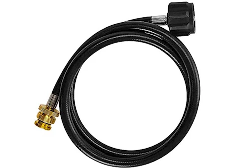 Flame King 4FT PROPANE ADAPTER HOSE 1LB TO 20LB CONVERTER REPLACEMENT FOR QCC1