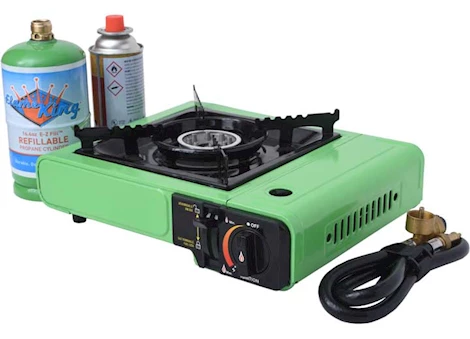 Flame King Portable butane & propane gas stove with single burner Main Image