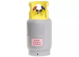 Flame King 30lb refrigerant cylinder w/scg y-valve