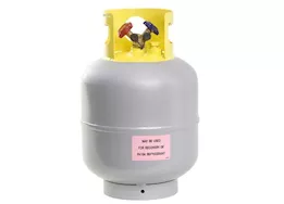 Flame King 50lb refrigerant cylinder w/scg y-valve