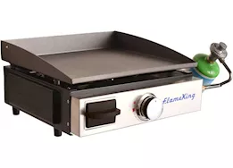 Flame King 17in griddle with 1lb regulator (no ounting bracket)