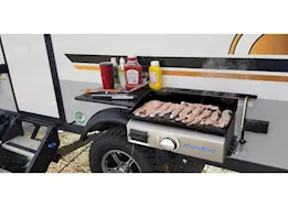 Flame King Flat top rv propane cast iron grill griddle