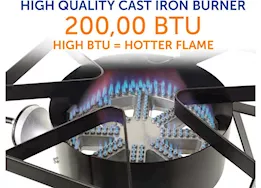 Flame King 200k btu heavy duty single burner propane stove