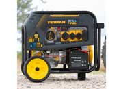 FIRMAN 10000-Watt Hybrid Dual Fuel Portable Generator - Recoil/Electric Start, Gasoline/LPG