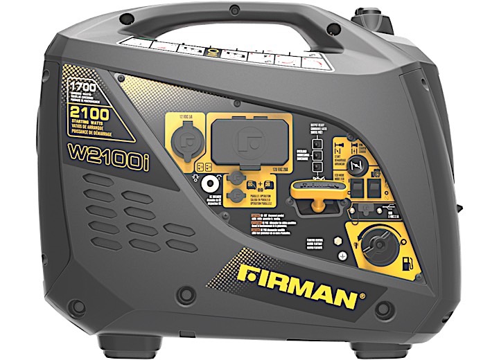 FIRMAN 2100-Watt Whisper Series Portable Inverter Generator - Recoil Start, Gasoline