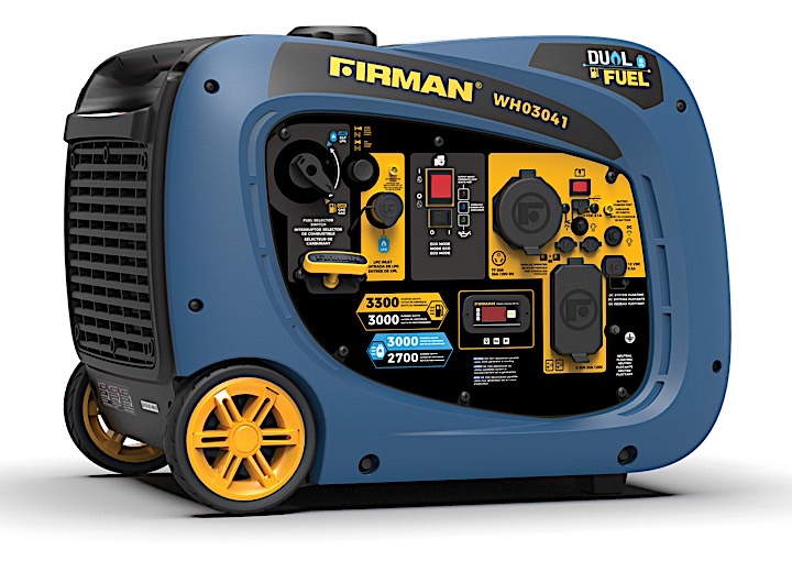 FIRMAN 3300-Watt Whisper Hybrid Dual Fuel Portable Inverter Generator - Recoil Start, Gasoline/LPG Main Image