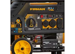 FIRMAN 4550-Watt Hybrid Dual Fuel Portable Generator - Recoil/Electric Start, Gasoline/LPG