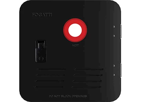 Fogatti 15IN X 15IN BLACK DOOR FOR RV TANKLESS WATER HEATER