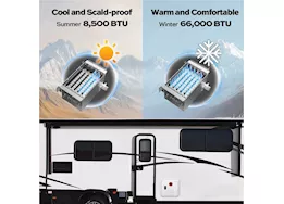 Fogatti Rv tankless water heater 66,000 btu without door