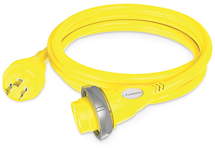 Lippert 25FT 30A 125V POWERSMART MARINE CORDSET, L5-30 (YELLOW)