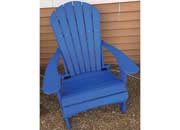 Green Country Décor Folding Adirondack Chair - Burns Blue