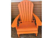 Green Country Décor Folding Adirondack Chair - Tangerine