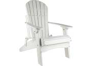 Green Country Décor Folding Adirondack Chair - White