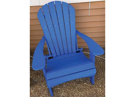 Green Country Décor Folding Adirondack Chair - Burns Blue