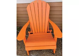 Green Country Décor Folding Adirondack Chair - Tangerine