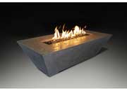 Grand Canyon 60”x30”x24” Rectangular Liquid Propane Fire Table – Gray