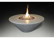 Grand Canyon 48”x48”18” Round Hard Plumbed Natural Gas Fire Table – Bone