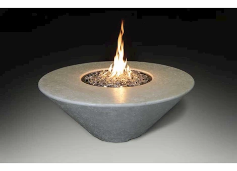 Grand Canyon 48”x48”18” Round Hard Plumbed Natural Gas Fire Table – Bone