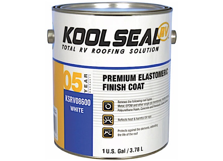 Kool Seal Premium RV Elastomeric Roof Coating, 1 Gallon - White | Omni ...