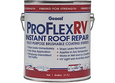 GEOCEL PRO FLEX RV INSTANT ROOF REPAIR, 1 GALLON - CLEAR