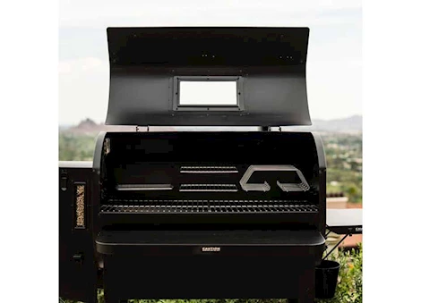 Green Mountain Grills Peak prime wifi rotisserie-enabled, with light and fold-down front shelf Main Image