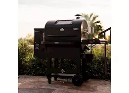 Green Mountain Grills Ledge prime wifi, rotisserie-enabled, with light and fold-down front shelf