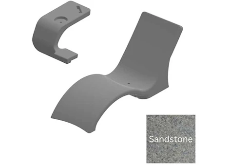 Global Lounge Chair with Connecting Table - Sandstone Main Image