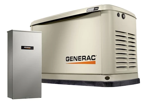 Generac Power Systems (2021, GENERAC 7224) 14/14 KW AIR-COOLED STANDBY GENERATOR, ALUM ENCLOSURE, 16 CIRCUIT LC NEMA3