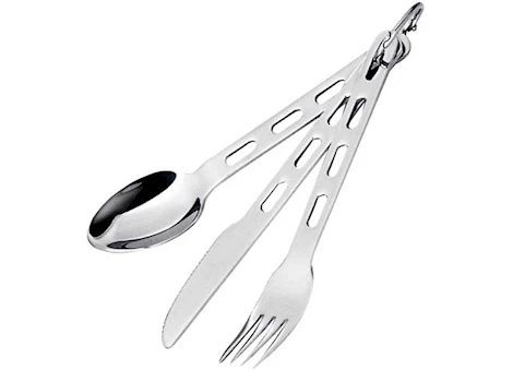 GSI Outdoors GLACIER STAINLESS 3 PC. RING CUTLERY