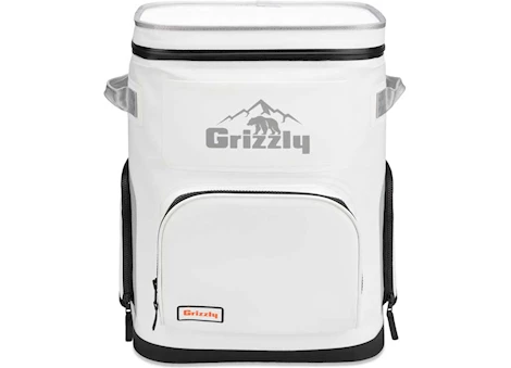 Grizzly Coolers NEW DRIFTER 24-CAN BACKPACK WHITEOUT