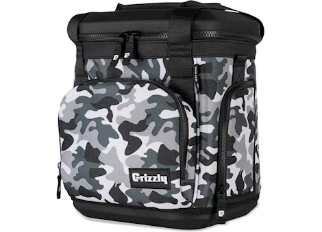 Grizzly Coolers NEW DRIFTER 12-CAN SOFT-SIDED COOLER SNOW CAMO