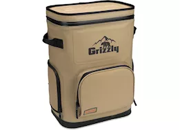 Grizzly Coolers New drifter 24-can backpack tan