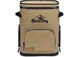 Grizzly Coolers New drifter 24-can backpack tan