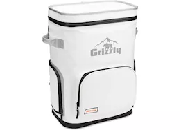 Grizzly Coolers New drifter 24-can backpack whiteout