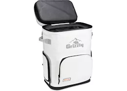 Grizzly Coolers New drifter 24-can backpack whiteout