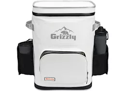 Grizzly Coolers New drifter 24-can backpack whiteout