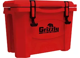 Grizzly Coolers Grizzly 15 qt cooler red