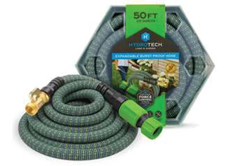 Hydrotech 5/8IN X 50FT EXPANDABLE BURST PROOF HOSE - GREEN