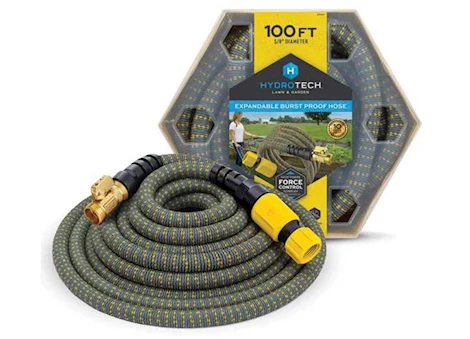 Hydrotech 5/8IN X 100FT EXPANDABLE BURST PROOF HOSE - YELLOW