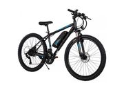 Huffy Transic + Adult 26” Pedal-Assist Electric Mountain Bike – 36V, 350W, Black
