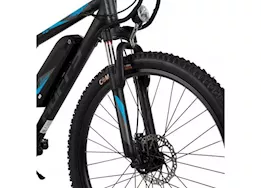 Huffy Transic + Adult 26" Pedal-Assist Electric Mountain Bike – 36V, 350W, Black