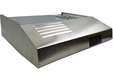 Heng's 20IN 12V SN RANGE HOOD- 2 SWITCH, BRUSHED STAINLESS STEEL