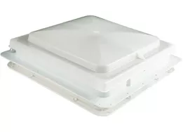 Heng's 14in x 14in vent plastic base white 12v fan