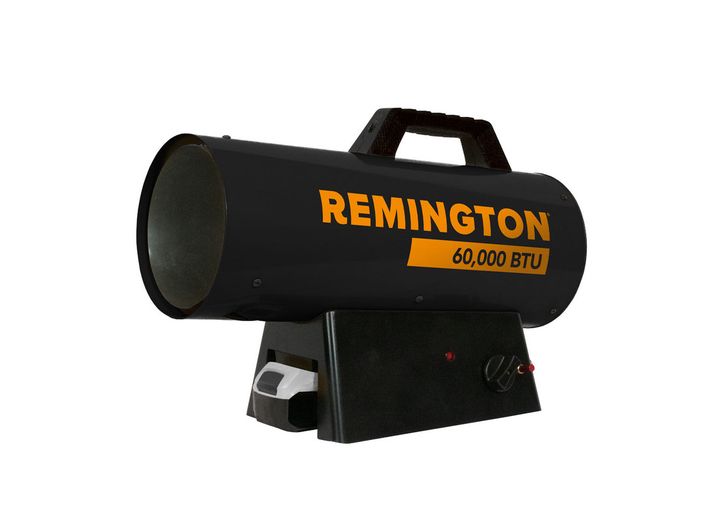 Heat Hog Remington 60,000 btu battery operated lp forced air heater -battery not included