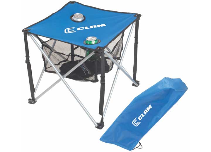 CLAM SQUARE QUICK PACK TABLE FOR ICE FISHING, CAMPING, OR BEACH