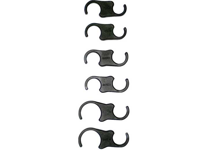 CLAM LARGE S-CLIPS (4-PACK) FOR CLAM X-SERIES FISH TRAP ICE SHELTERS & 1.25" POLES