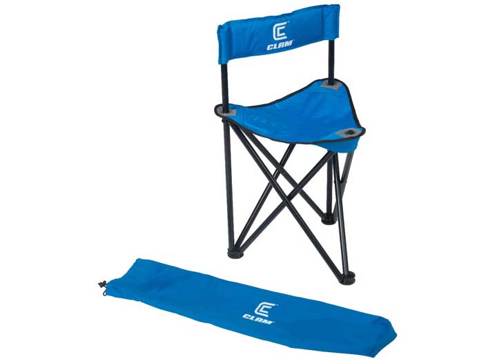 CLAM TRI-POD FOLDING CHAIR FOR ICE SHELTERS, HUNTING BLINDS, OR CAMPING