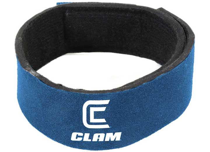 CLAM SPOOL WRAP FOR RATTLE REELS OR TIP-UPS – BLUE