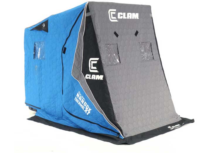 CLAM NANOOK XT THERMAL FISH TRAP 2 PERSON PORTABLE ICE FISHING SHELTER
